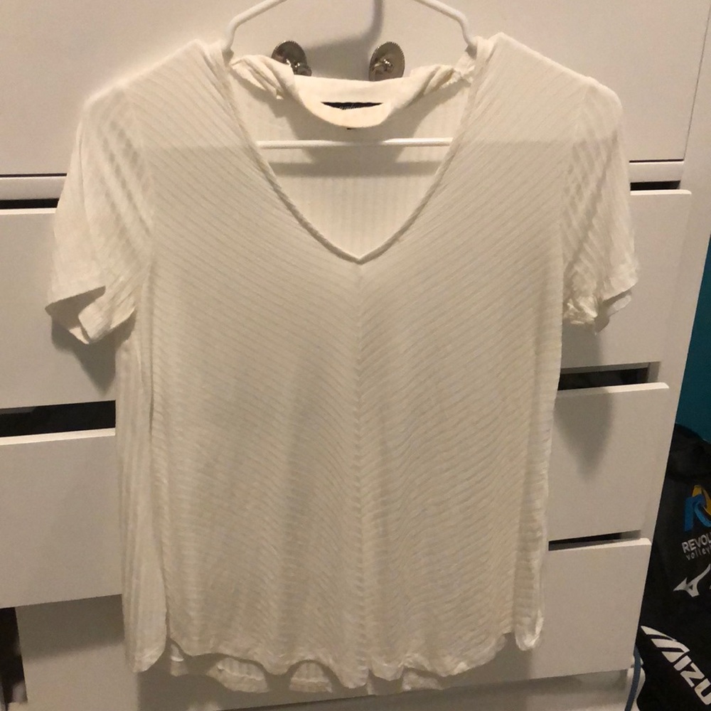 Women size small creme top